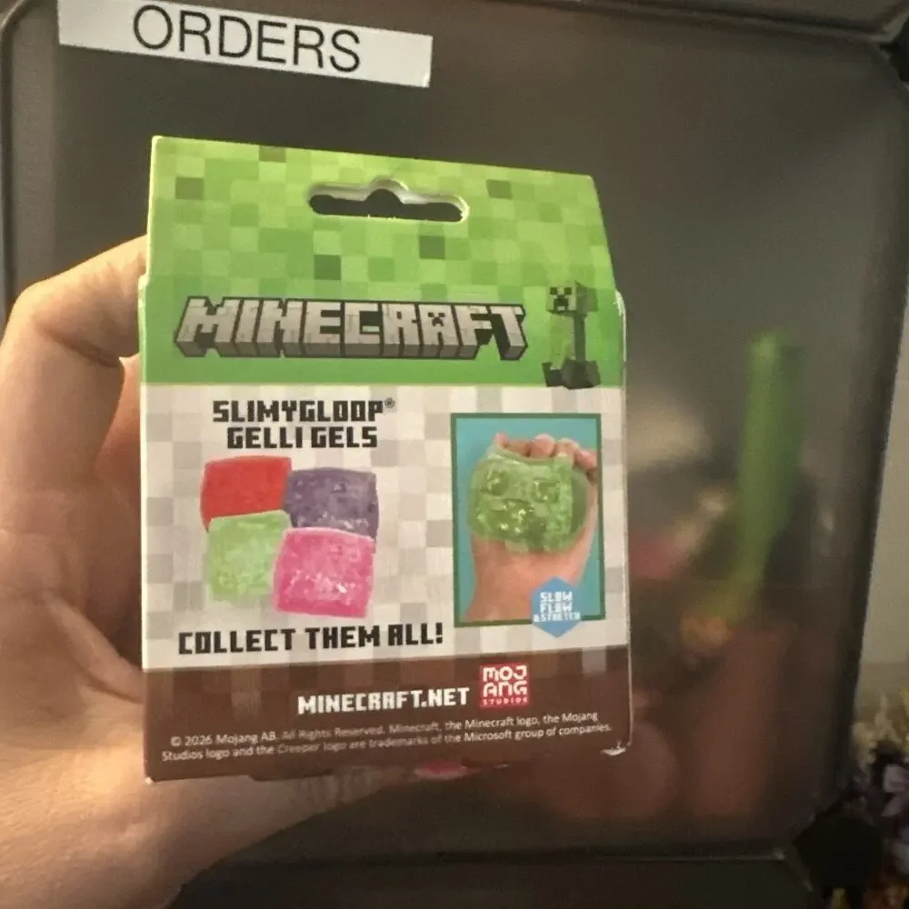 Minecraft Slimygloop Gelli Gels Green New Viral Creeper Gel